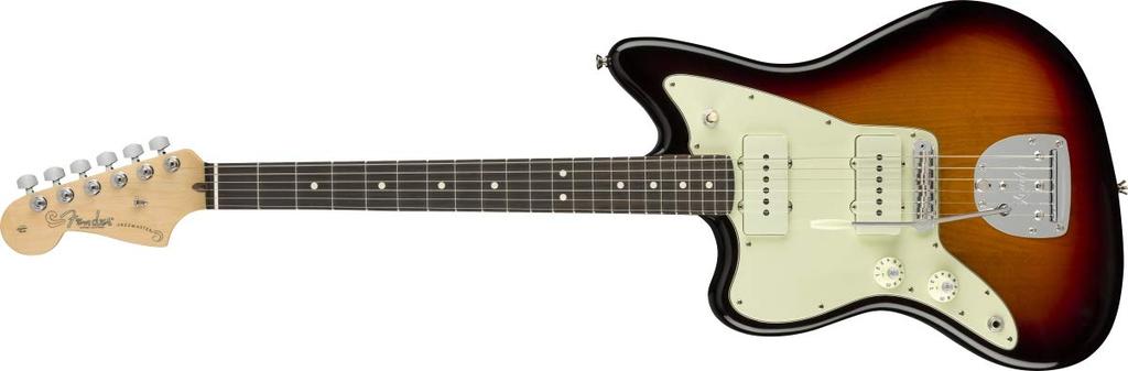 Fender Electric Guitar American Pro Rosewood Sunburst Left-Handed Jazzmaster®, Fingerboard, 3-Color