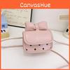 Shoulder Kid Fashion Crossbody Bag With Featuring Polka Dot Prints And Bow Decor