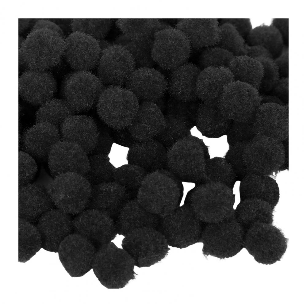 Pom Pom Craft Supplies Colorful Pom Embellishments Crafting Poms 10mm Fluffy Felt Balls for Dolls Diy Decorations for Garland