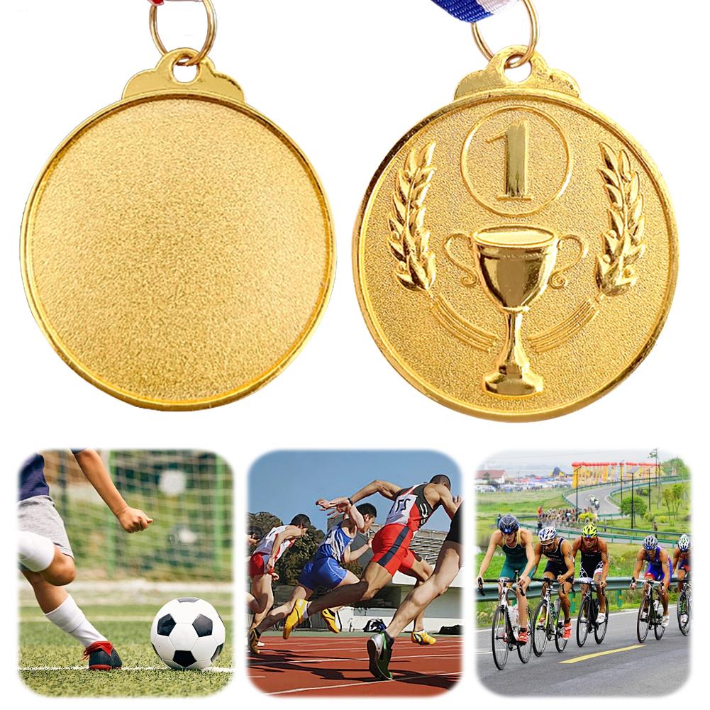 Gold Silver Bronze Metal Award Medals Winner Reward Football Competition Prizes for Any Competitions Winner Souvenir Gift