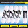 Korean Quick-Connect Universal Water Purifier Set - 10-Inch Five-Stage Filter with PP Cotton and Activated Carbon