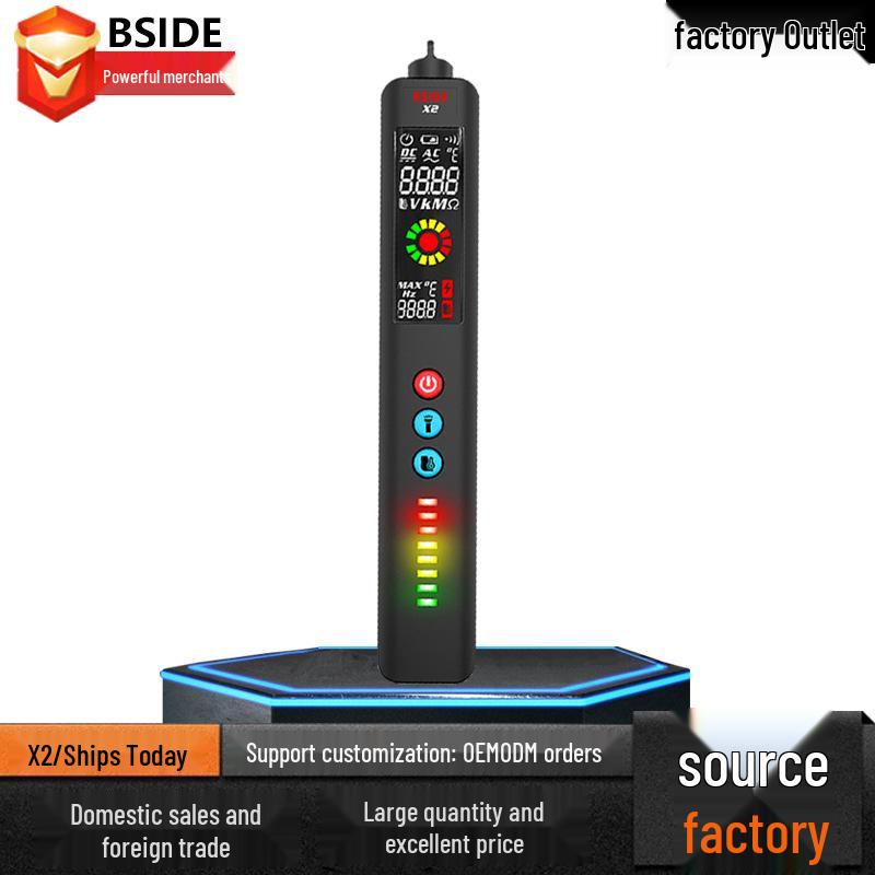 

BSIDE Aimers X2 Умный инфракрасный термометр и мультиметр с индукционной электрической ручкой X2 English (without battery)