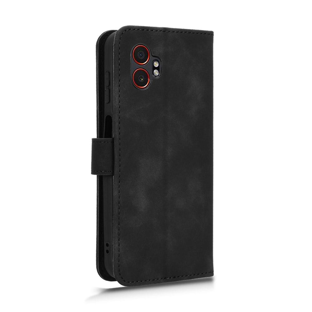 For Samsung Galaxy XCover7 Pro Leather Case Skin Feel Anti Drop Wallet Flip Phone Cover