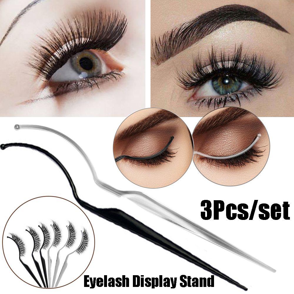 

Tool Grafting Tools Display Strip Try-on Effect Auxiliary False Lashes Eyelashes Holder Board прозрачный