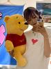 30/50Cm Ultimo Kawaii Posizione Seduta Winnie the Pooh Peluche Giocattolo Animali di Peluche Carini Orso Pooh Bambola Cuscino Regalo di Compleanno Ragazza