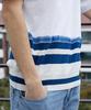 FILOBISKNOT Needle Punch Knit Stripe T-Shirt_White