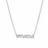 Mama Necklace Family Day Gift Mom Heart Pendant Golden Finish Boy for Moms,