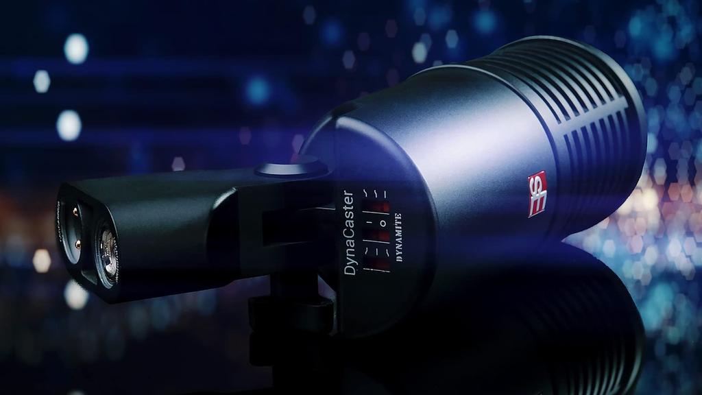 sE Electronics DynaCaster Front-Address Dynamic Studio Microphone, Black