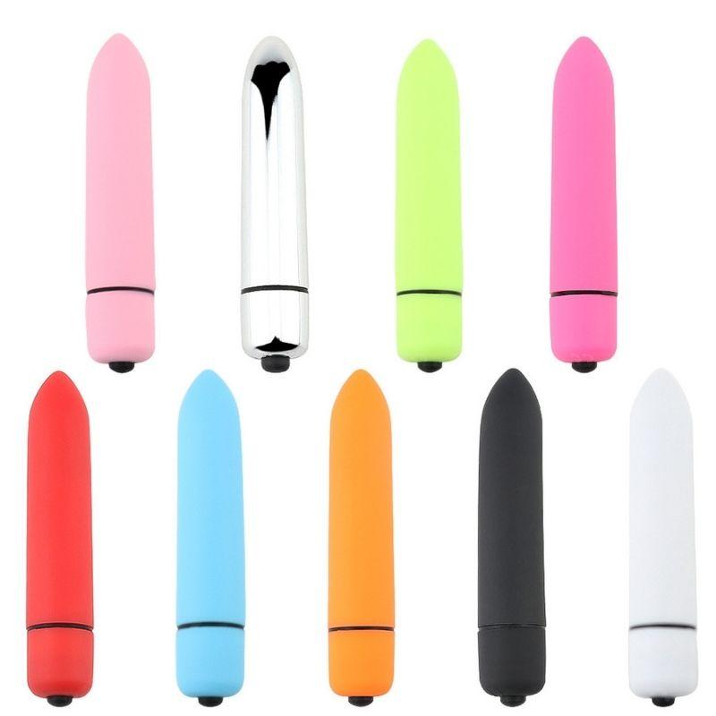 9 Colors 10 Speed Mini Bullet Dildo Vibrator Clitoris Stimulator Sex Products AV Stick Anal Sex Toys for Women Masturbator