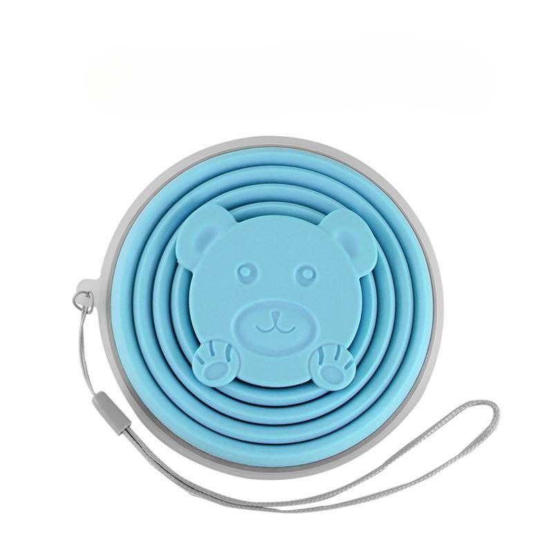 Buitenactiviteit Lichtgewicht Siliconen Opvouwbare Bekers Multifunctionele Telescopische Waterbeker Snoepkleur Opvouwbare Silicagel Beker