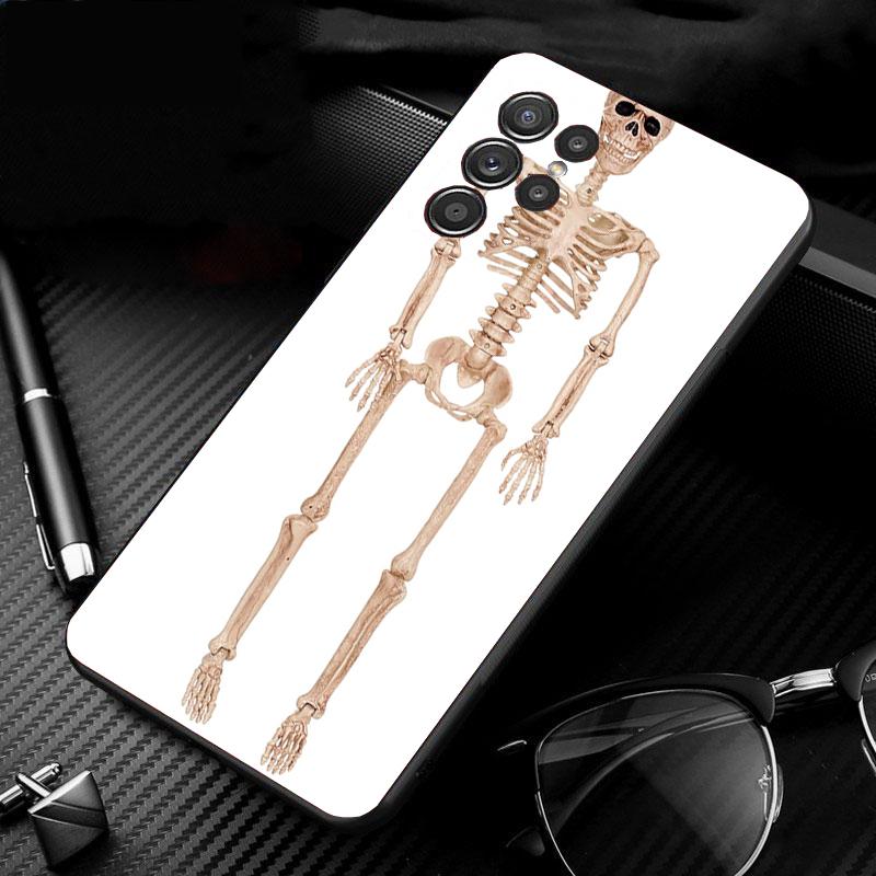 Skeleton Art Phone Case For Samsung Galaxy S25 S24 S23 S22 S21 Ultra S24 S23 S22 S21 S25 Plus S24 S25 FE
