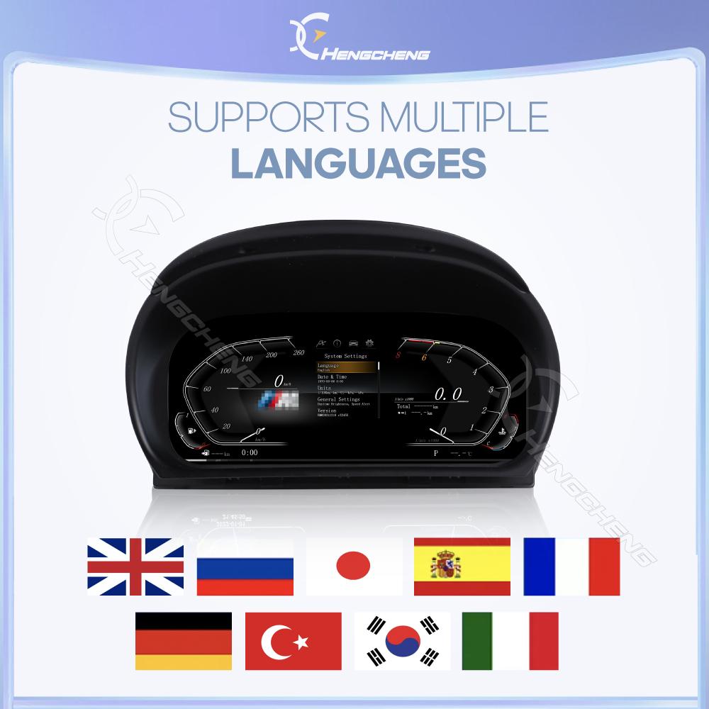 For BMW 3 Series E90/E91/E92/E93 2005-2012 Car Digital Cluster LCD Dashboard Player Carplay Cockpit Virtual Instrument