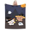 Bubu and Dudu Kawaill Couple Bears Blanket Fleece Cozy Super Soft Throw Blanket for Sofa Bedding Throws
