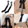 1 Pair Ruffle Thigh High Socks Tube Frilly Socks Long Tube Socks for Girl Over Knee Stockings Princess Style Dress Socks