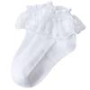 Girls' Lace Cotton Socks - Spring/Summer Ballet Mesh Princess Socks
