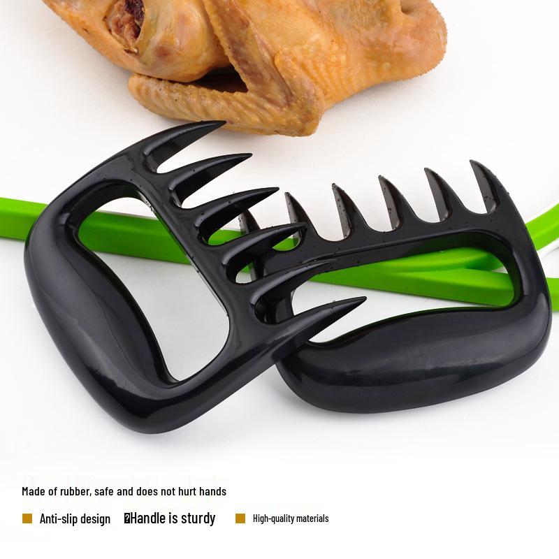 Creative Bear Claw Meat Separator - BBQ & Kitchen Utensil for Shredding Chicken with Hand Guard