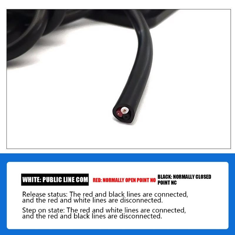 10A Momentane Rutschfeste Kunststoff-Fußschalter Freihändige Rutschfeste Fußpedale Elektrische Fußschalter für Industrielle Verwendung