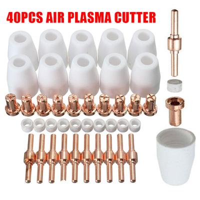 60PCS PT31 Plasma Cutter Cutting Accessories Consumable Tips Nozzeles CUT40//50