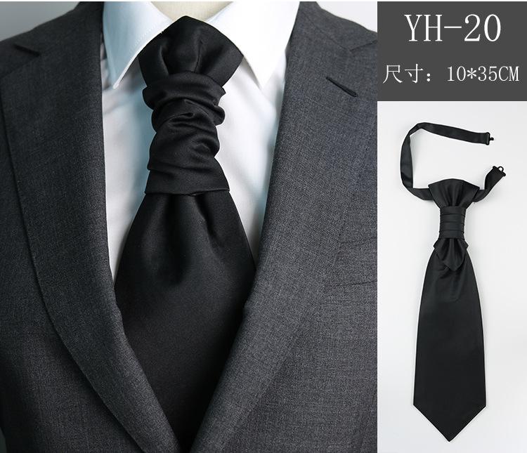 Men'S Tie, Wedding Groom Dinner Meeting Suit Gentleman'S Dress British Burgundy Silk Hong Kong Knot