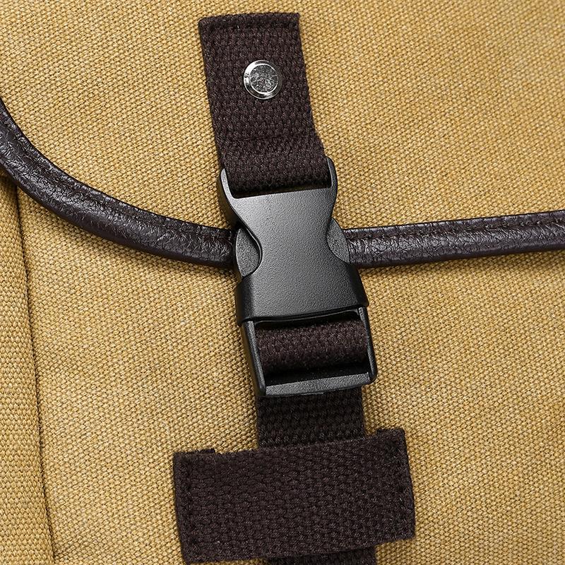 Geantă Messenger Nouă pentru Bărbați Capacitate Mare Retro Pânză Ciclism pe Distanțe Scurte Navetă Portabilă Geantă de Umăr