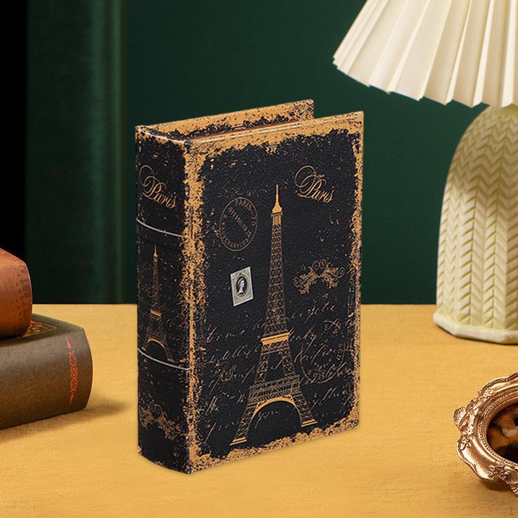 Simulation Book Model Miniature Storage Box Luxury Jewelry Case for TV Cabinet Hotel Bedroom