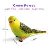 1PC Simulation Forest Parrot Mini Animal Model Miniature Landscape Ornament Dollhouse Decorations