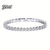 Women Bracelet Bracelet Sparkling Cubic Zirconia Inlaid with Alloy Plating