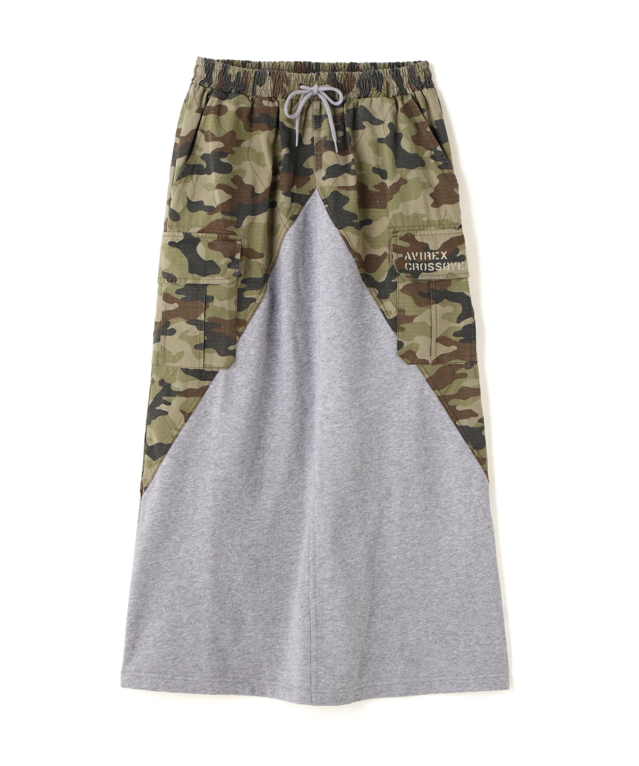 AVIREX CROSSOVER RIPSTOP COMBI SKIRT 783-4216605 grey F
