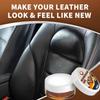 Premium Leather Care Kit - Leather Repair and Care Wax - Perfect for Car Interiors,shoes,boots, Luggage,furniture,etc.-150 Grams