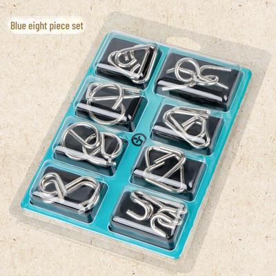 Neun-Ringe Serie Metall Puzzle Spielzeug: Entfesseln und Fördern Sie die Intelligenz von Kindern