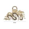 New Year Headwear Zodiac Dragon Hair Claw Hairpin Rhinestone Shark Clip Animal Hair Clip  Girl