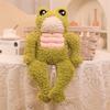 Muskel Frosch Plüschtier Stofftier, Kuschelkissen für Mädchen zum Schlafen, Fitnessstudio Freund Puppe, Geburtstagsgeschenk für Sie Kinder