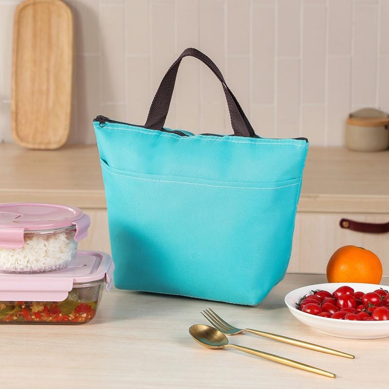 Large Capacity Oxford Cloth Insulation Lunch Bags Thermal Food Container Picnic Travel Portable Waterproof Women Cooler Tote Bag