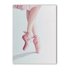 Nordische Wandkunst Ballerina Rosa Ballettänzerin Leinwandbild Nordischer Stil Poster Druck für Mädchen Schlafzimmer Wanddekoration