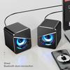 Usb Wired Computer Speakers 4D Shocking Stereo Surround Sound Led Pc Speakers Gaming Bass Wired For Desktop Computer Laptop