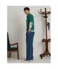 Binpolmen Cable Collar Neck Knit Green