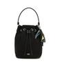 Daks Womens Accessories Black Flower Charm Nylon Drawstring Bag_Dcba6E524Bk