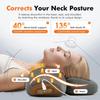Heating Function Neck Massager Pillow Electric Neck Support Pillow  Neck Stretch