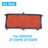 Motorcycle High Flow Air Filter For ZONTES ZT350T ZT350T-D ZT350T-E ZT350E ZT350D 350T 350E 350D Intake Cleaner Accessories