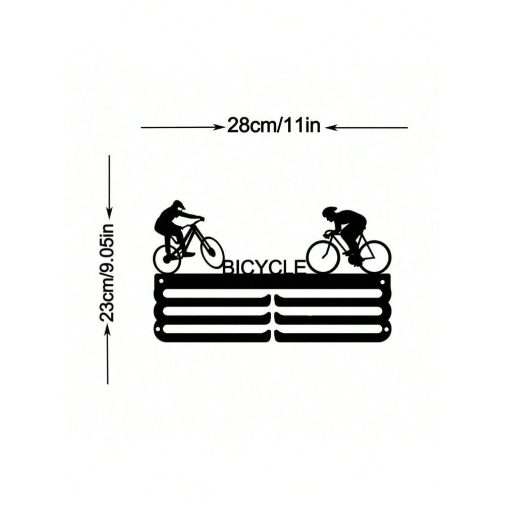 Держатель для медалей из кованого железа для демонстрации спортивных наград, настенный, с несколькими крючками для хоккея, гандбола, прыжков TY5303-10