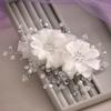 New Wedding Bridal Bridesmaid Pearl Lace Flower Leaf Charms Hair Jewelry
