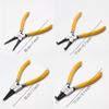 Portable 7inch Internal External Pliers Retaining Clips Carbon Steel Multifunctional Snap Ring Circlip Pliers For Hand Tool
