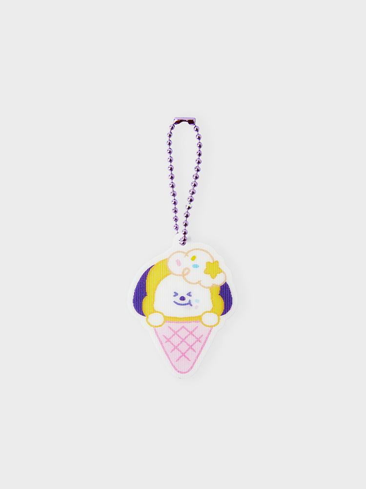 LINE FRIENDS BT21 CHIMMY ON THE CLOUD Edition Lenticular Keyring