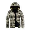 Mens Quilted Hooded Puffer Jacket Winter Warm Casual Slim Fit Coat