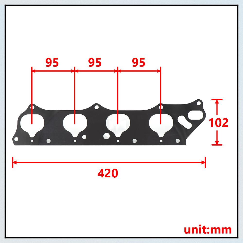 UPE Materials INTAKE MANIFOLD GASKET FOR Honda Acura Engine K20 K20A K20Z K20Z3 K24 RBC RRC