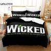 Wicked Musical Broadway Drama Bedding Set Single Twin Full Queen King Size Bed Set Aldult Kid Bedroom Duvetcover Sets 3D Print