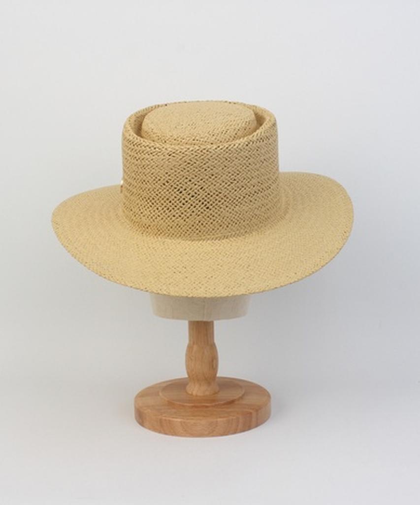 Yunibeosyeolkemiseuteuli Home Beige Simple Panama Hat Panama Hat