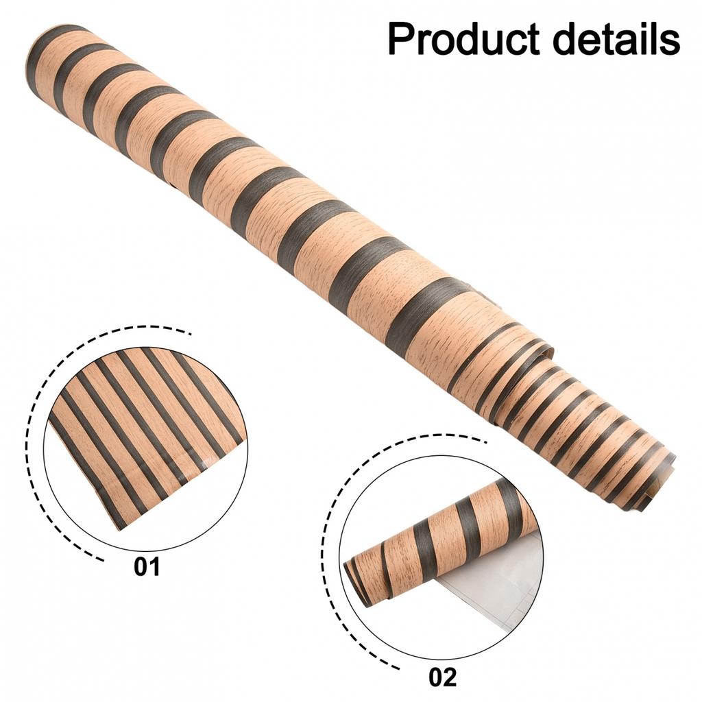 PVC Imitation Wood Grain Wall Renovation Waterproof Wall Stickers Easy To Remove