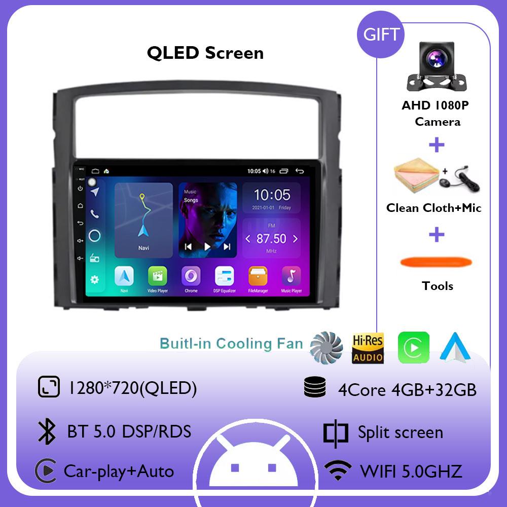 

9 Для Mitsubishi Pajero 4 V80 V90 2006 - 2014 Android 14 Автомагнитола Стерео Беспроводной Carplay Авто Мультимедийный Плеер GPS 4G+WIFI