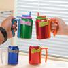 Soda Can Lids with Straw Anti-Spill Silicone Can Covers Reusable Drink Can Lids and Holders for Beer Soda Cans